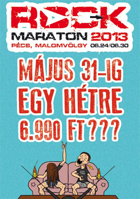 Egy hét rock, metal és punk 6990 forintért