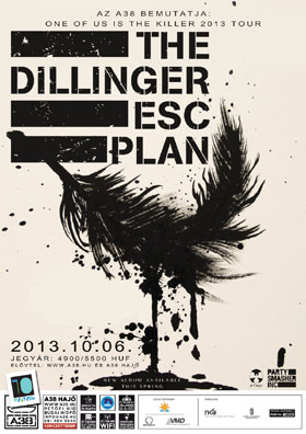Októberben Budapesten a The Dillinger Escape Plan