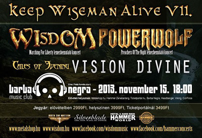 Wisdom: sztárbandákkal mutatja be lemezét a magyar power metal csapat