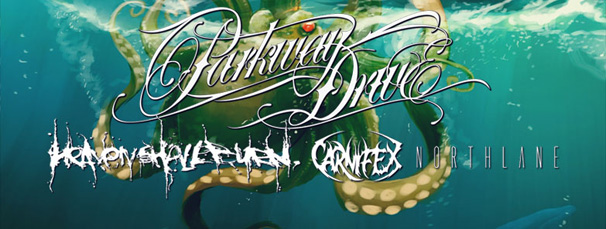Remek vendégzenekarokkal érkezik Budapestre a Parkway Drive