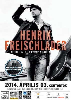 Henrik Freischlader lemezbemutató a Gary Moore Emlékesten