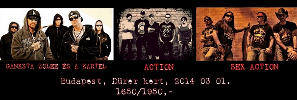 Popkultúra-történelmet ír a Ganxsta Zolee és a Kartel, a Sex Action és az Action
