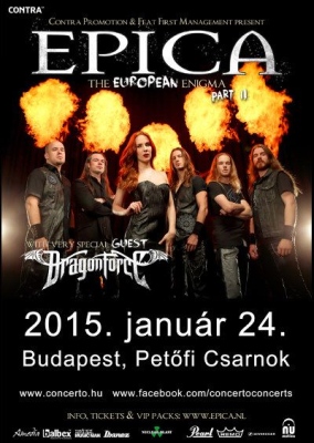 Epica- és Dragonforce-koncert a Petőfi Csarnokban
