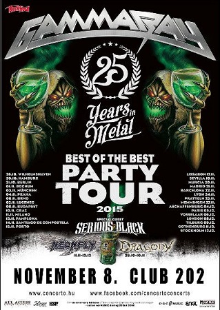 Gamma Ray: 25 éves születésnapi koncert vasárnap