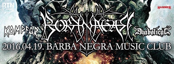 Borknagar, Kampfar, Diabolical a Barba Negrában