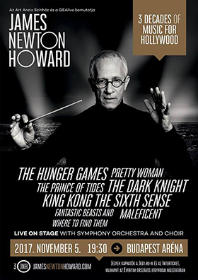 Novemberben Budapesten koncertezik James Newton Howard