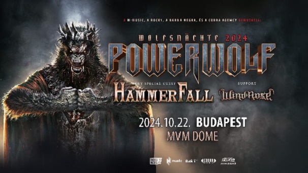 Powerwolf, Hammerfall és Wind Rose az MVM Dome-ban