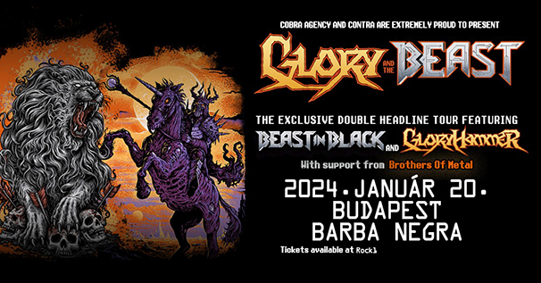 Beast In Black és Gloryhammer: teltház-esélyes a power metal páros budapesti koncertje