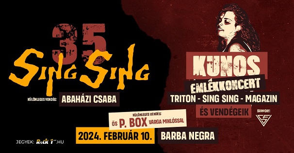 Kun Péterről is megemlékeznek a Sing Sing jubileumi koncertjén