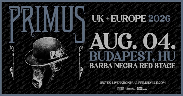 Primus: augusztus 4-én budapesti koncert!